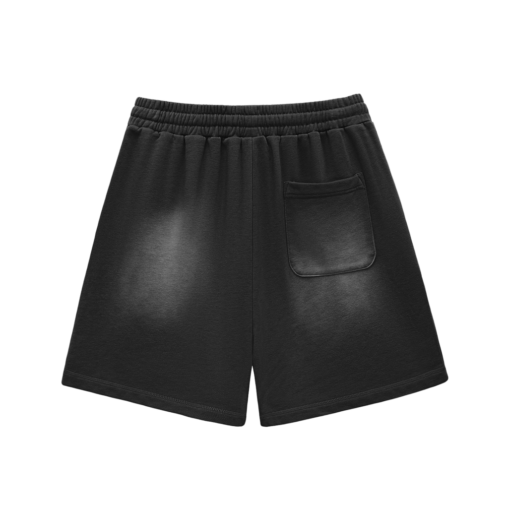 Block By Block Washed Shorts