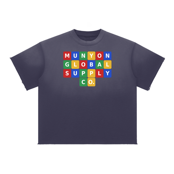 Block By Block Washed T-Shirt